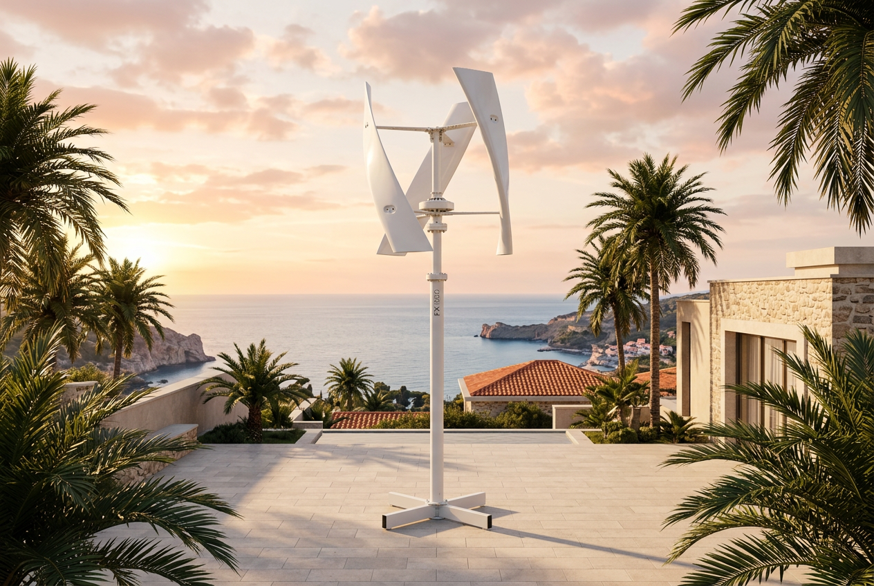 WES Titan mit vollständig sichtbarem Windmodul